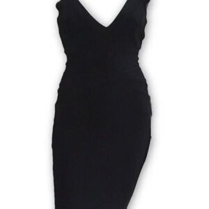 NWT Herve Leger V Plunge Bandage Dress - M